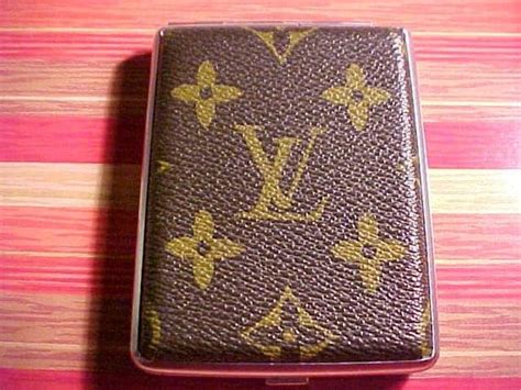 vintage rare retired designer signed louis vuitton cigarette case|Ultra rare vintage 1960 Louis Vuitton, cigarette case holder.